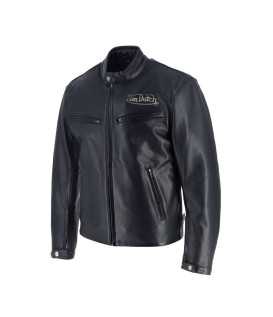 Helstons - Blouson Basic Cuir Rag x Von Dutch