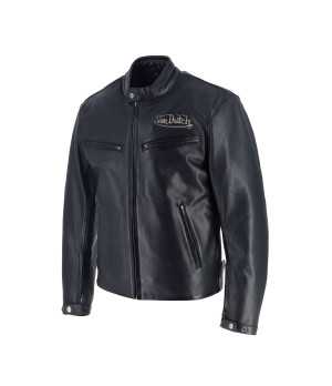 Helstons - Blouson Basic Cuir Rag x Von Dutch