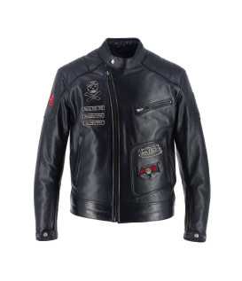 Helstons - Blouson Coliseum Cuir Rag x Von Dutch