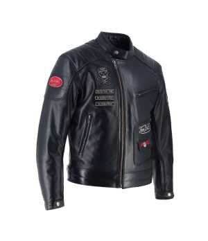 Helstons - Blouson Coliseum Cuir Rag x Von Dutch