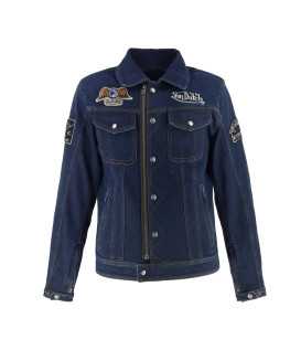 Helstons - Blouson Westy Toile Denim x Von Dutch