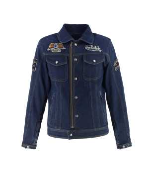 Helstons - Blouson Westy Toile Denim x Von Dutch