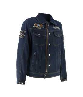 Helstons - Blouson Westy Toile Denim x Von Dutch