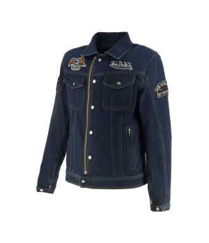 Helstons - Blouson Westy Toile Denim x Von Dutch