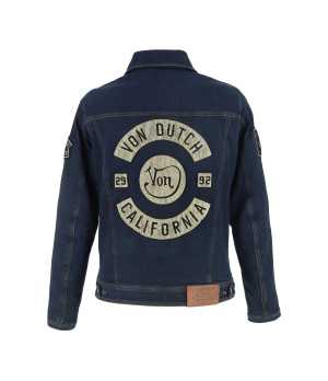 Helstons - Blouson Westy Toile Denim x Von Dutch