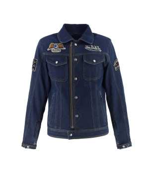 Helstons - Blouson Westy Toile Denim x Von Dutch