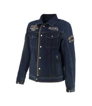 Helstons - Blouson Westy Toile Denim x Von Dutch