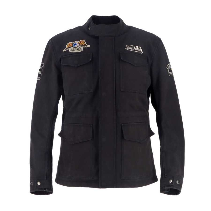 Helstons - Blouson Warrior Coton-Canvas x Von Dutch