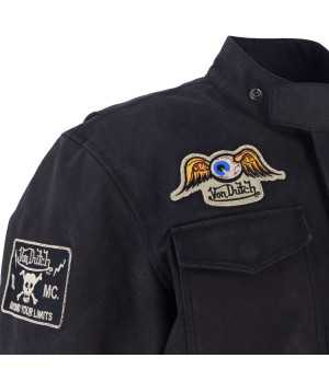 Helstons - Blouson Warrior Coton-Canvas x Von Dutch