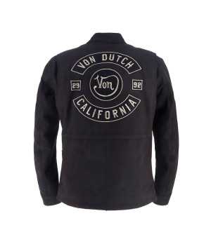 Helstons - Blouson Warrior Coton-Canvas x Von Dutch