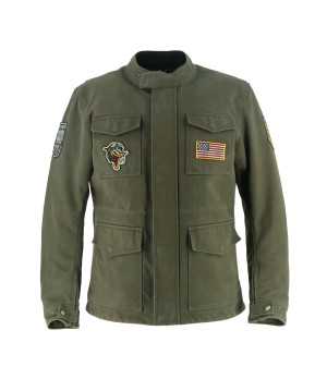 Helstons - Blouson Warrior Coton-Canvas x Von Dutch