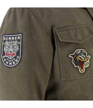 Helstons - Blouson Warrior Coton-Canvas x Von Dutch