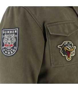 Helstons - Blouson Warrior Coton-Canvas x Von Dutch