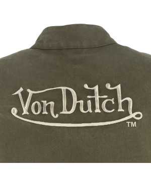 Helstons - Blouson Warrior Coton-Canvas x Von Dutch