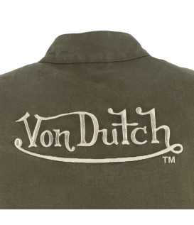 Helstons - Blouson Warrior Coton-Canvas x Von Dutch