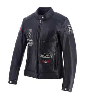 Helstons - Blouson Femme Pretty Cuir Soft x Von Dutch
