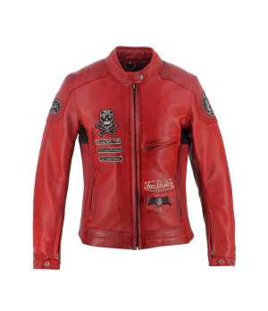 Helstons - Blouson Femme Pretty Cuir Soft x Von Dutch
