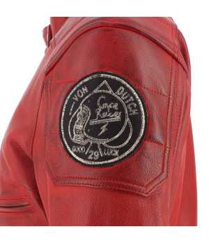 Helstons - Blouson Femme Pretty Cuir Soft x Von Dutch