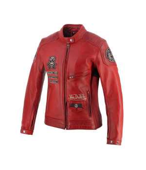 Helstons - Blouson Femme Pretty Cuir Soft x Von Dutch