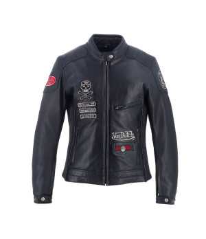 Helstons - Blouson Femme Pretty Cuir Soft x Von Dutch