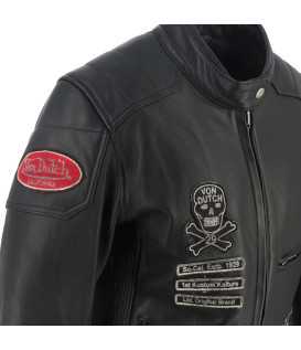 Helstons - Blouson Femme Pretty Cuir Soft x Von Dutch