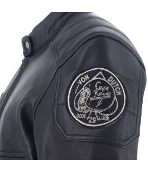 Helstons - Blouson Femme Pretty Cuir Soft x Von Dutch