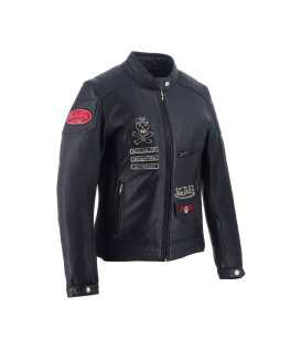 Helstons - Blouson Femme Pretty Cuir Soft x Von Dutch