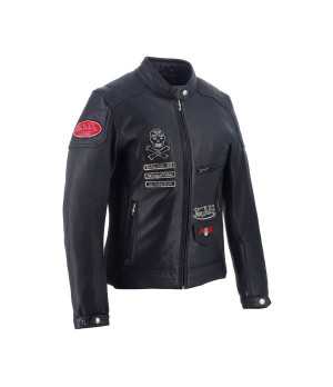 Helstons - Blouson Femme Pretty Cuir Soft x Von Dutch