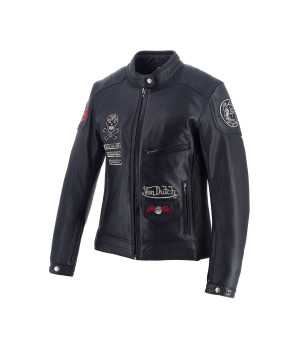 Helstons - Blouson Femme Pretty Cuir Soft x Von Dutch
