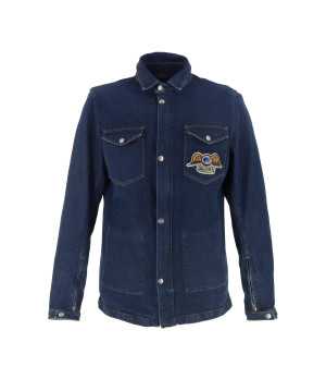Helstons - Chemise Captain Toile Denim x Von Dutch