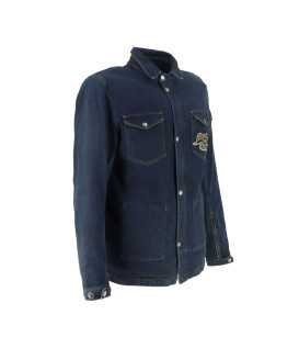 Helstons - Chemise Captain Toile Denim x Von Dutch