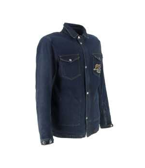 Helstons - Chemise Captain Toile Denim x Von Dutch