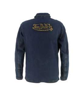 Helstons - Chemise Captain Toile Denim x Von Dutch