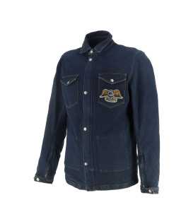 Helstons - Chemise Captain Toile Denim x Von Dutch