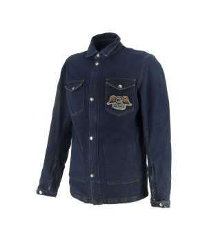 Helstons - Chemise Captain Toile Denim x Von Dutch