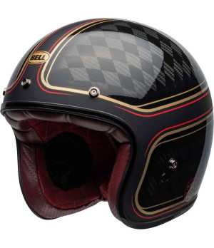 Bell - Casque Moto Jet Custom 500 Carbon Rsd Checkmate