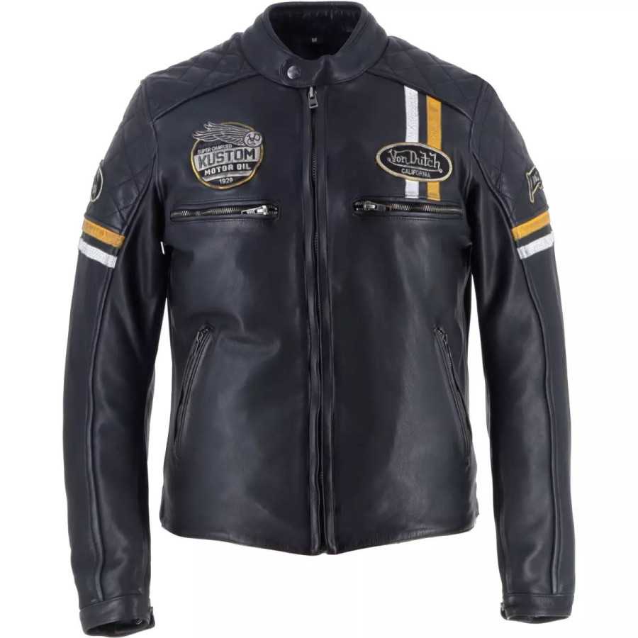 Helstons - Blouson Vd - Race Now Cuir Wash Helstons - Blouson Vd - Race Now Cuir Wash