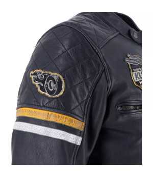 Helstons - Blouson Vd - Race Now Cuir Wash