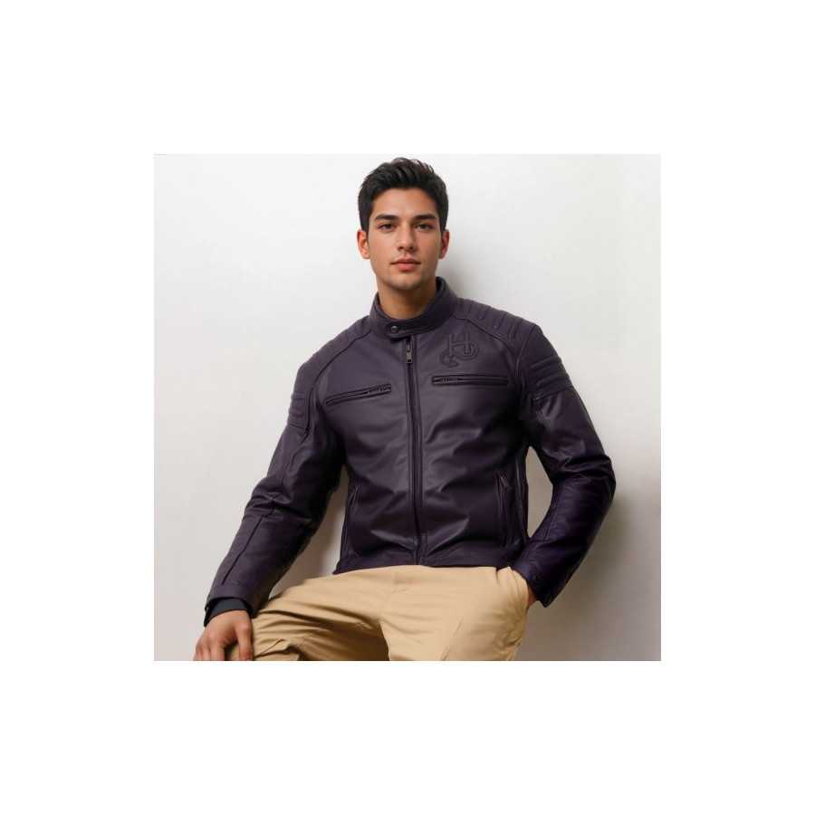 Helstons - Blouson Bomb Cuir Naturel Helstons - Blouson Bomb Cuir Naturel