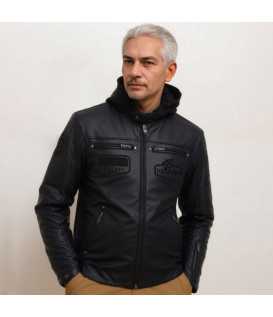 Helstons - Blouson Rival Cuir Naturel