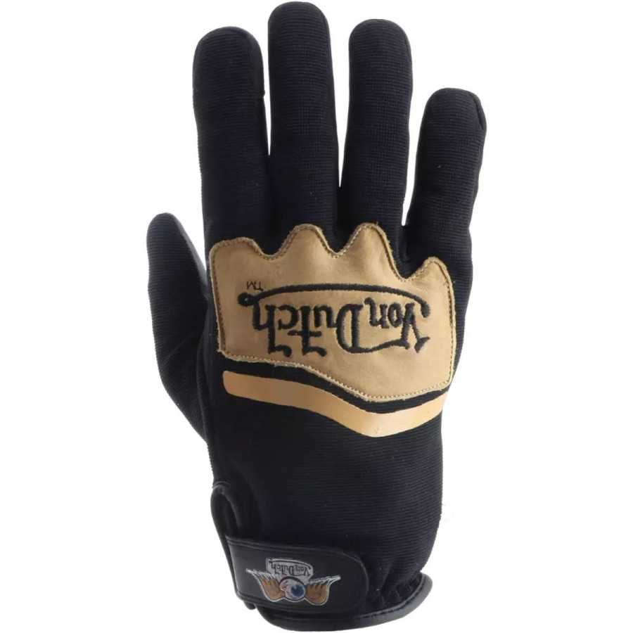 Helstons - Gants Hero Tissu-Cuir x Von Dutch Helstons - Gants Hero Tissu-Cuir x Von Dutch