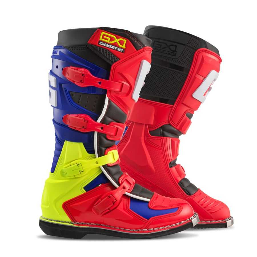 GAERNE - Chaussures Moto Off-Road GX1 RED MULTI