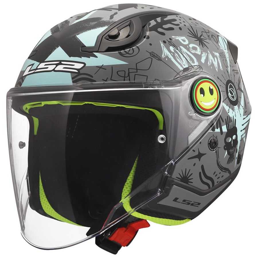 Ls2 - Casque Of622 Funny II Scribble Ls2 - Casque Of622 Funny II Scribble