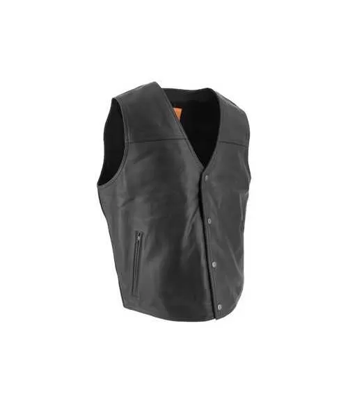 GILET CUIR ADULTE SOUBIRAC