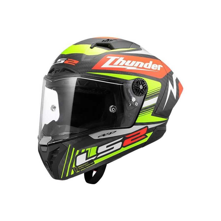 Ls2 - Casque Ff805 Thunder Gp Aero Replica Black