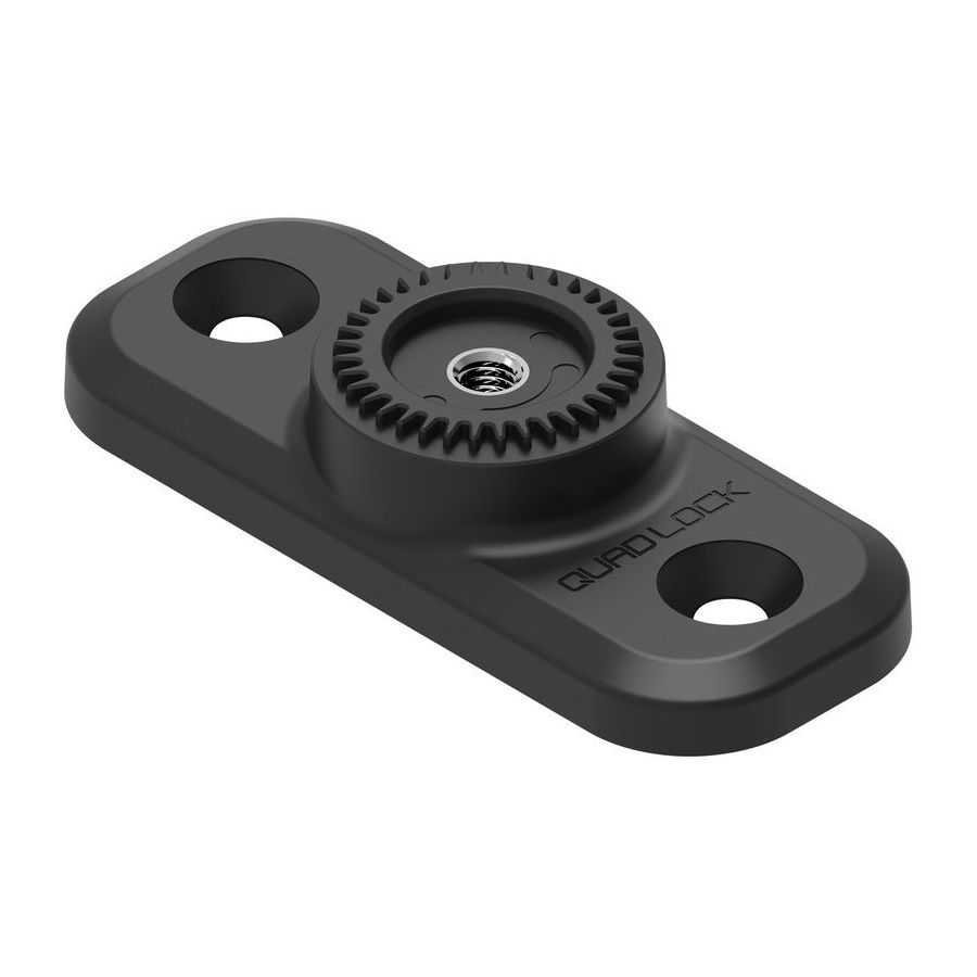 Quad lock - Base Rectangulaire 2 Trous 360