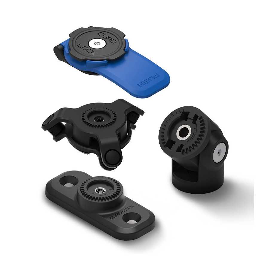 Quad lock - Kit De Montage Scooter 360 - Base/Adaptateur/Support + Amortisseur De Vibrations