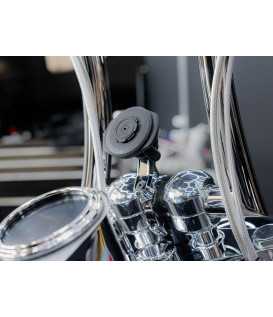 Quad lock - Support De Montage Guidon Pro Chrome - Large Pour Guidons Fatbar / Spécial Custom