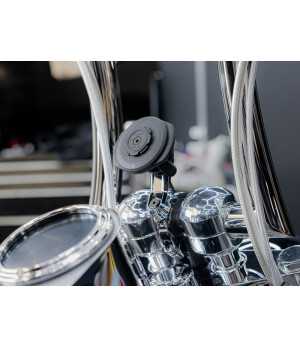 Quad lock - Support De Montage Guidon Pro Chrome - Large Pour Guidons Fatbar / Spécial Custom