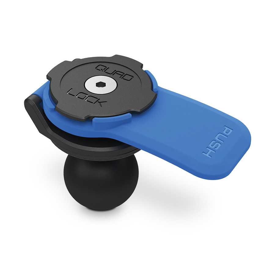 Quad lock - Adaptateur Boule 1" - Support Moto Ram